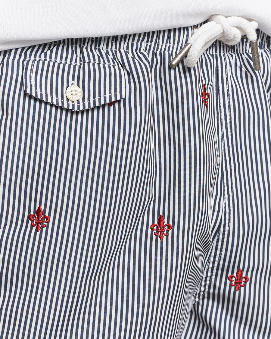 Homme | Maillots De Bain | Morris | Lily Stripe Bathing Trunks Navy/White