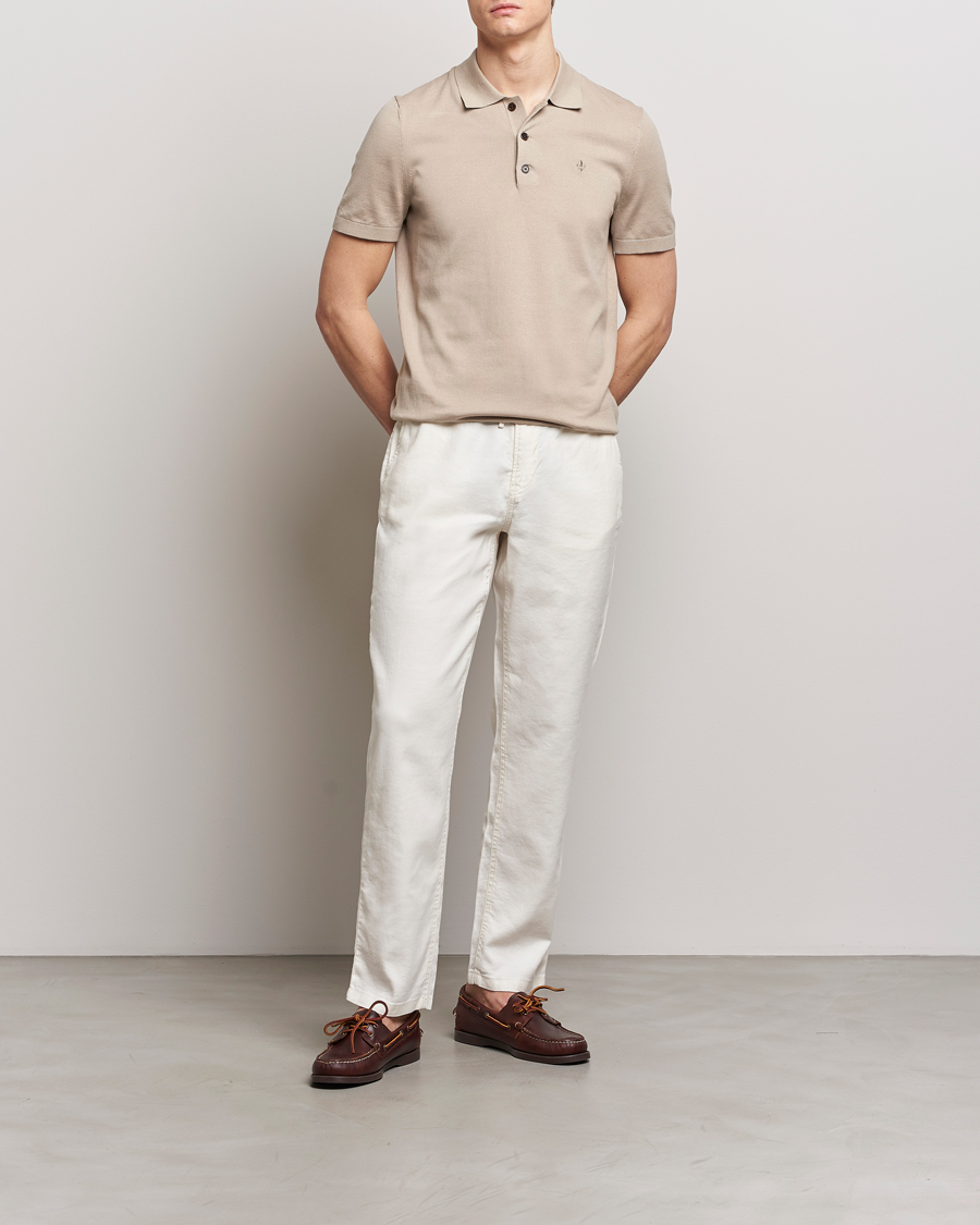 Homme | Pantalons | Morris | Fenix Linen Slacks Off White