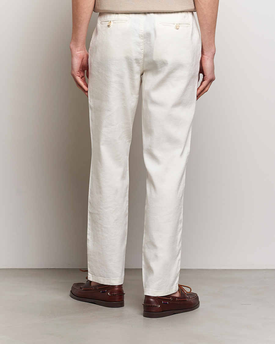Homme | Pantalons | Morris | Fenix Linen Slacks Off White