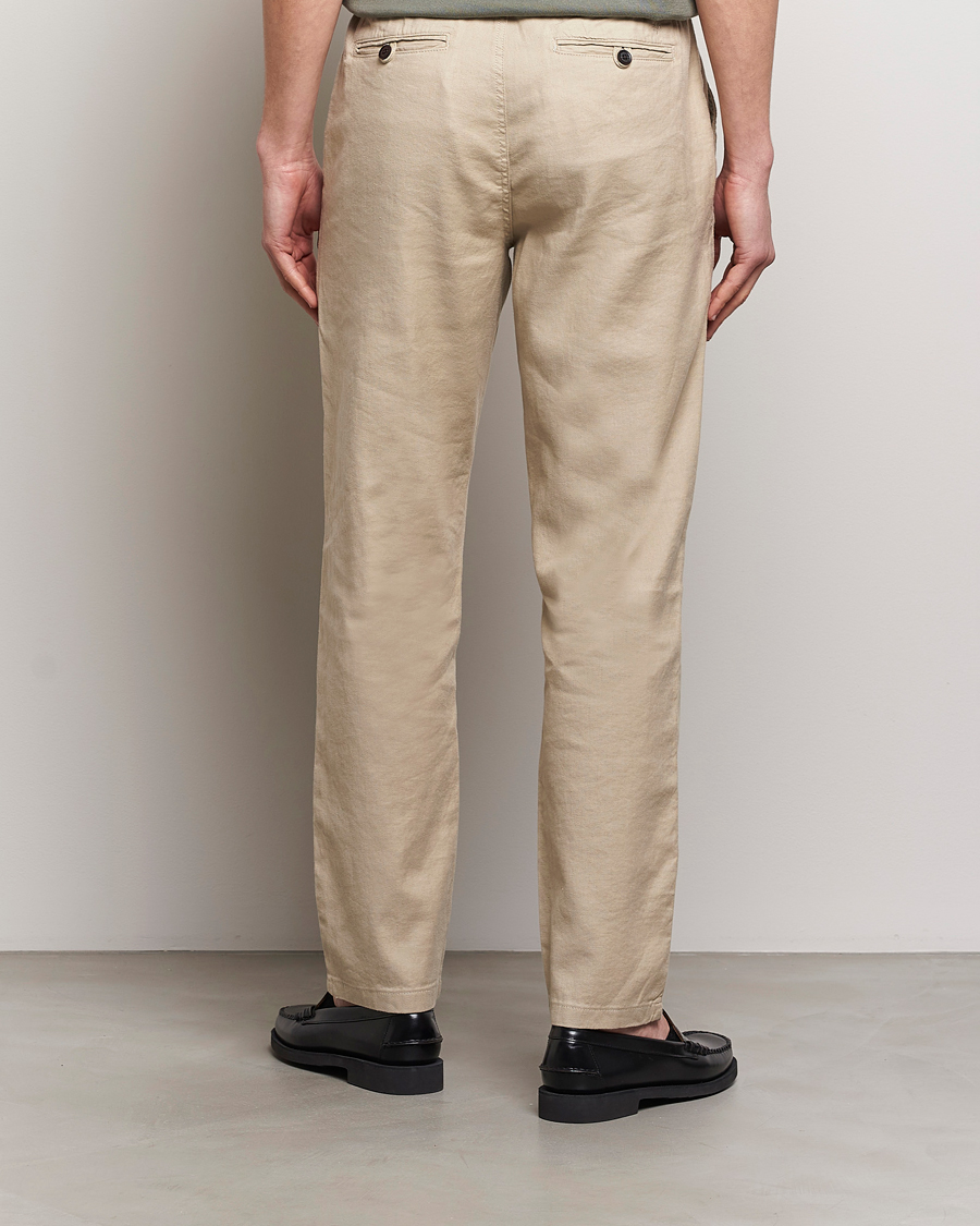 Homme | Pantalons | Morris | Fenix Linen Slacks Khaki