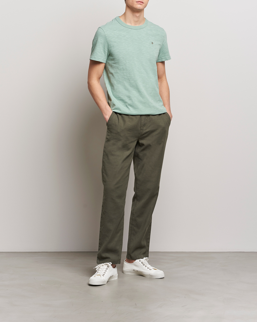 Homme | Pantalons | Morris | Fenix Linen Slacks Olive