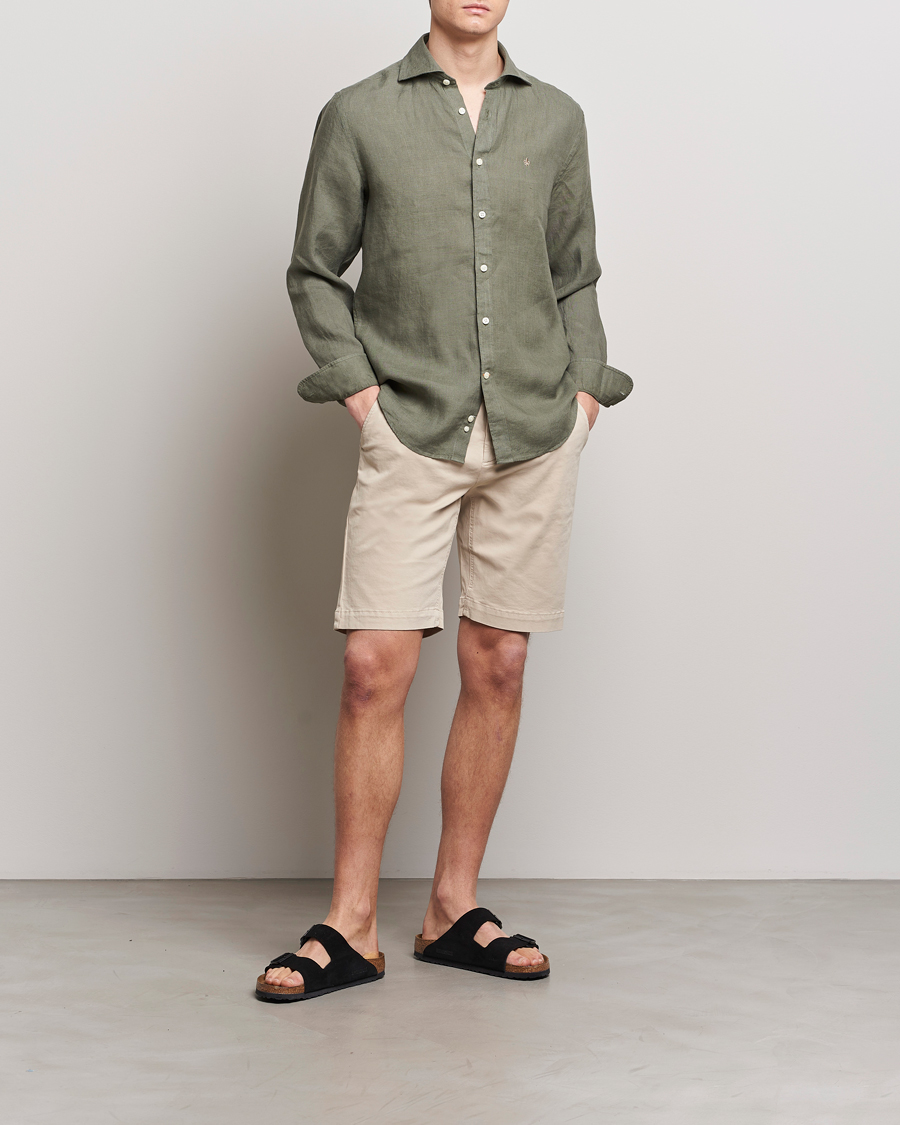 Homme | Shorts | Morris | Jeffrey Chino Shorts Khaki