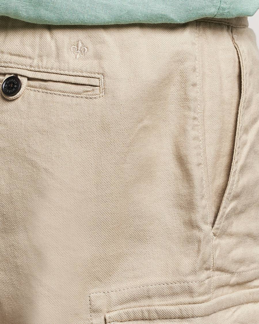 Homme | Shorts | Morris | Cargo Linen Shorts Khaki