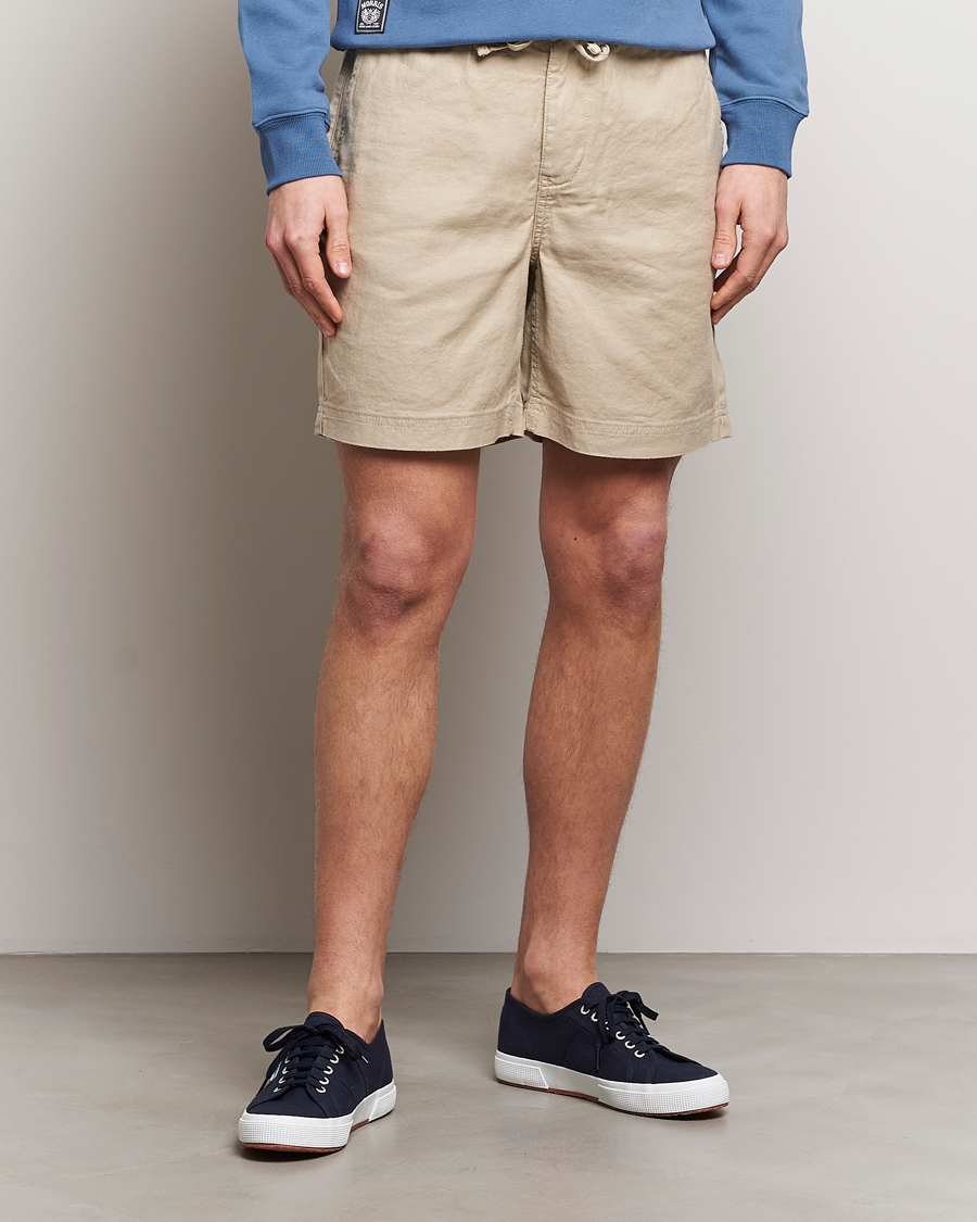 Homme | Shorts En Lin | Morris | Fenix Linen Shorts Khaki