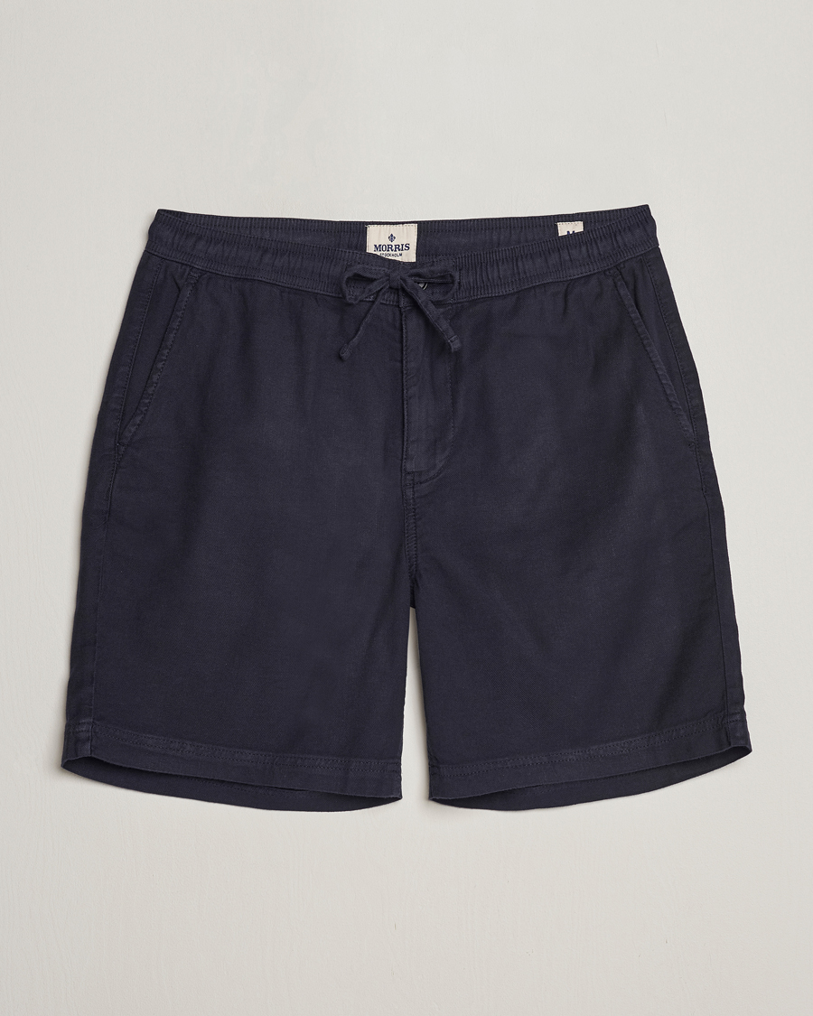 Homme | Shorts | Morris | Fenix Linen Shorts Navy