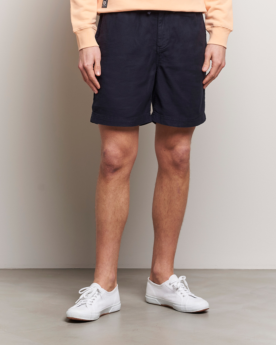 Homme | Shorts En Lin | Morris | Fenix Linen Shorts Navy