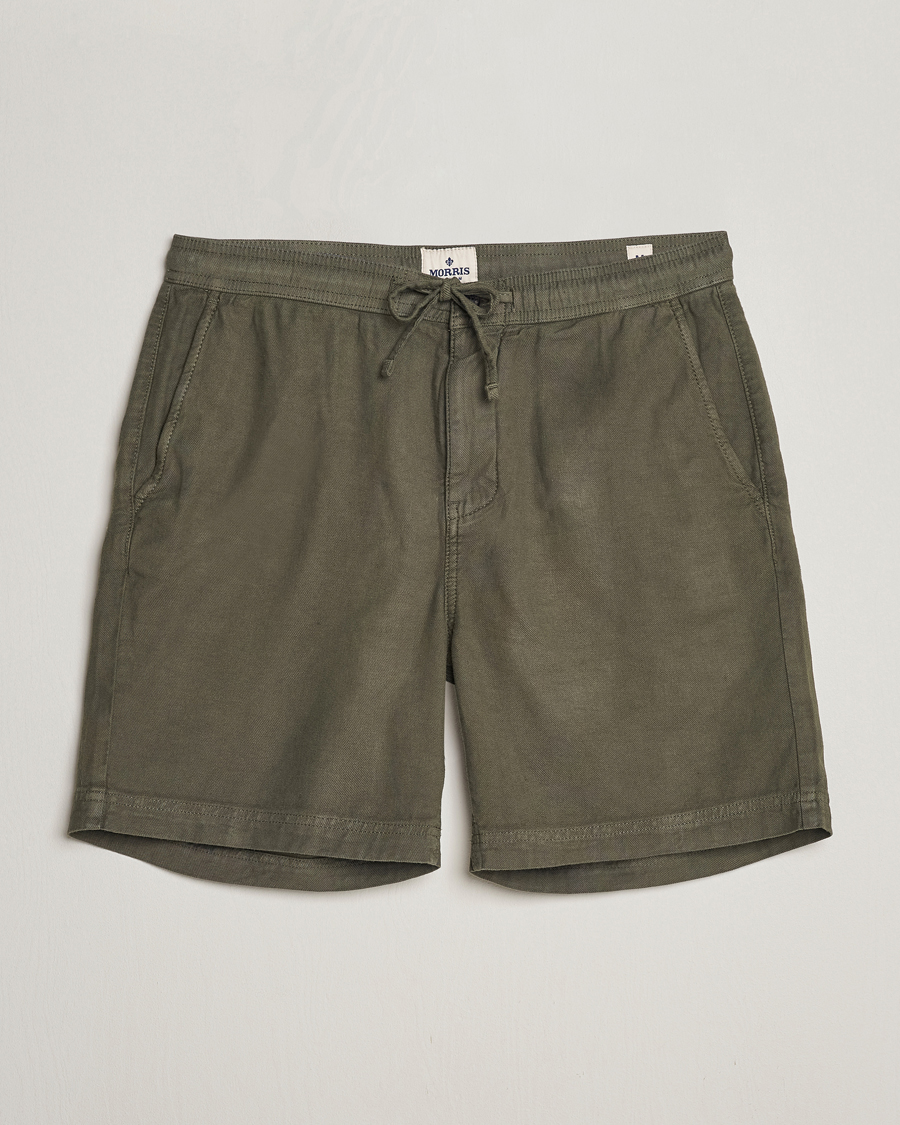 Homme | Shorts | Morris | Fenix Linen Shorts Olive