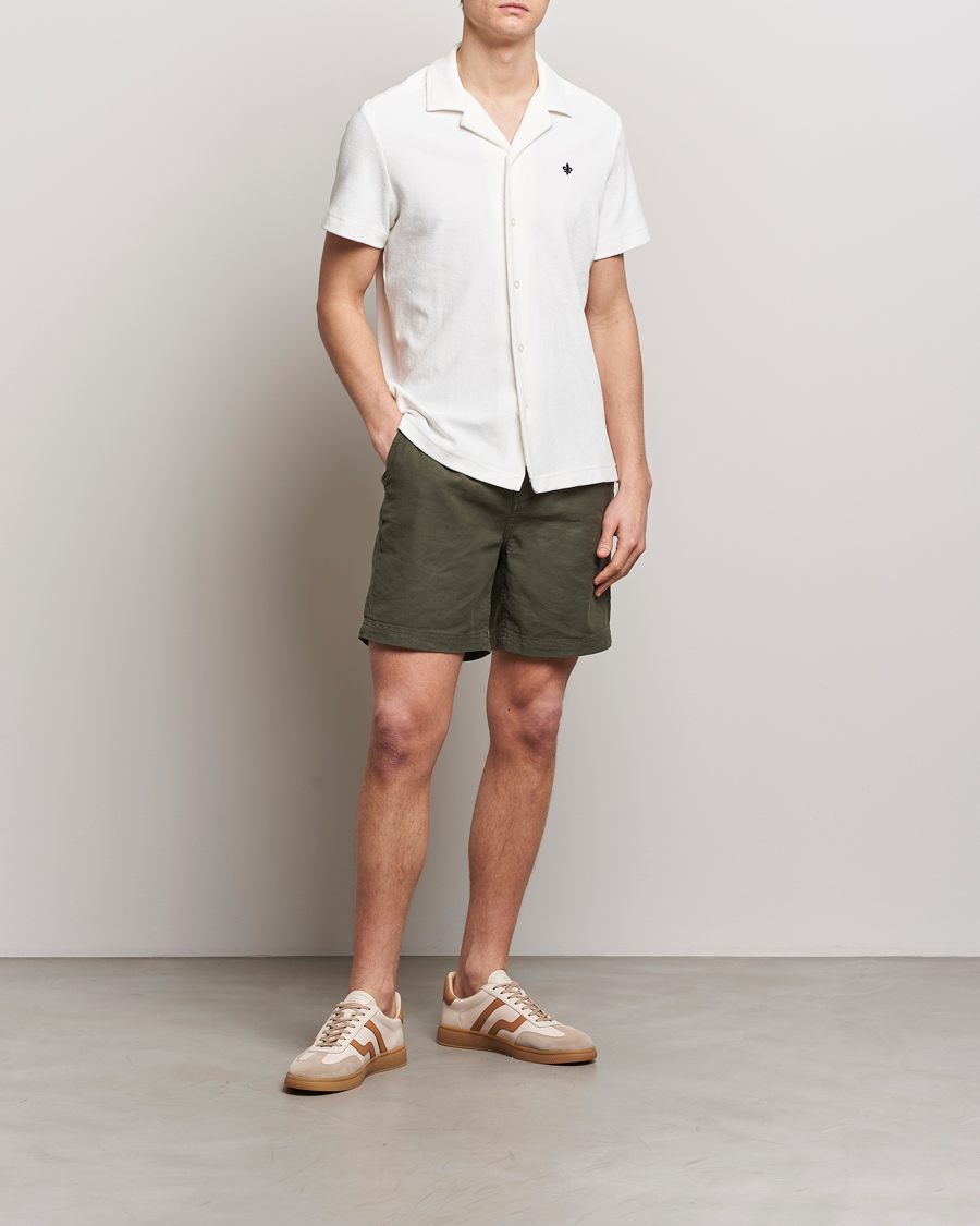 Homme | Shorts | Morris | Fenix Linen Shorts Olive