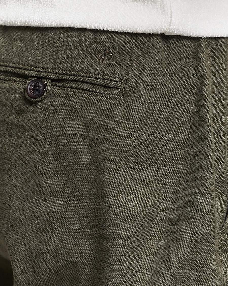 Homme | Shorts | Morris | Fenix Linen Shorts Olive