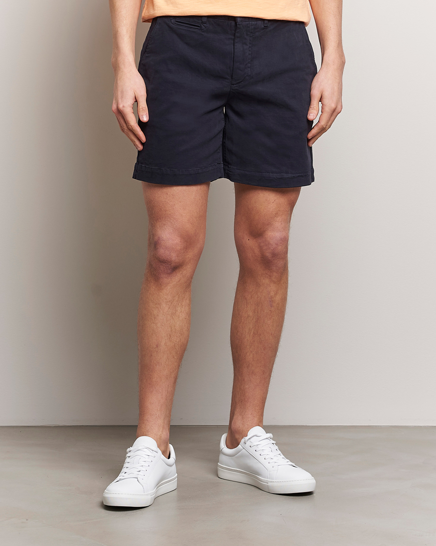 Homme | Shorts | Morris | Jeffrey Short Chino Shorts Navy