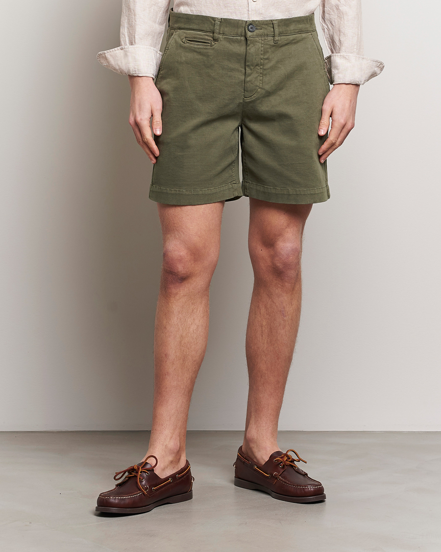 Homme | Shorts | Morris | Jeffrey Short Chino Shorts Olive