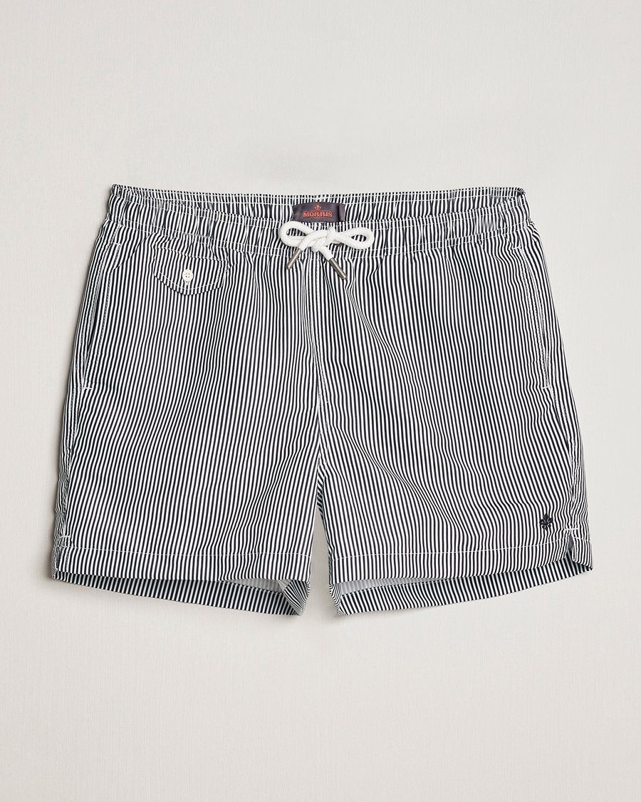 Homme | Maillots De Bain | Morris | Stripe Bathing Trunks Blue