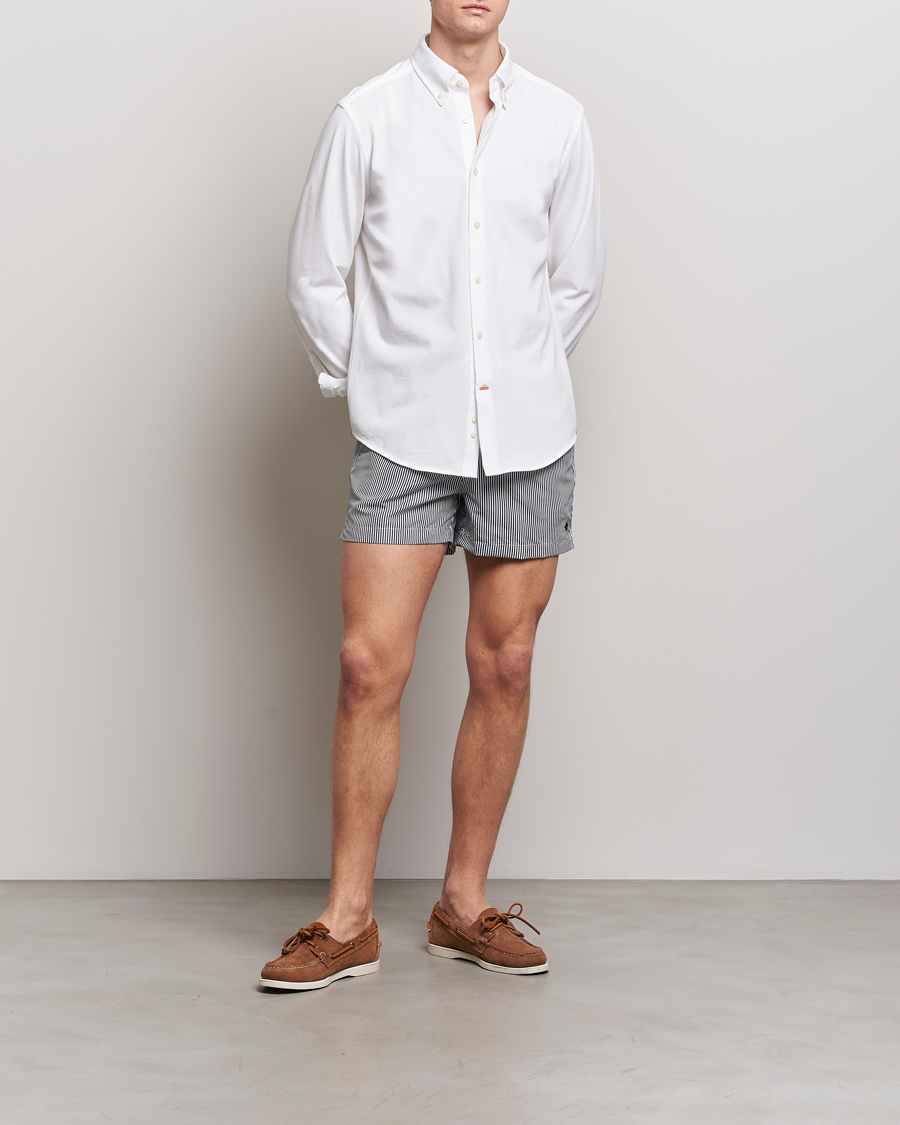 Homme | Maillots De Bain | Morris | Stripe Bathing Trunks Blue