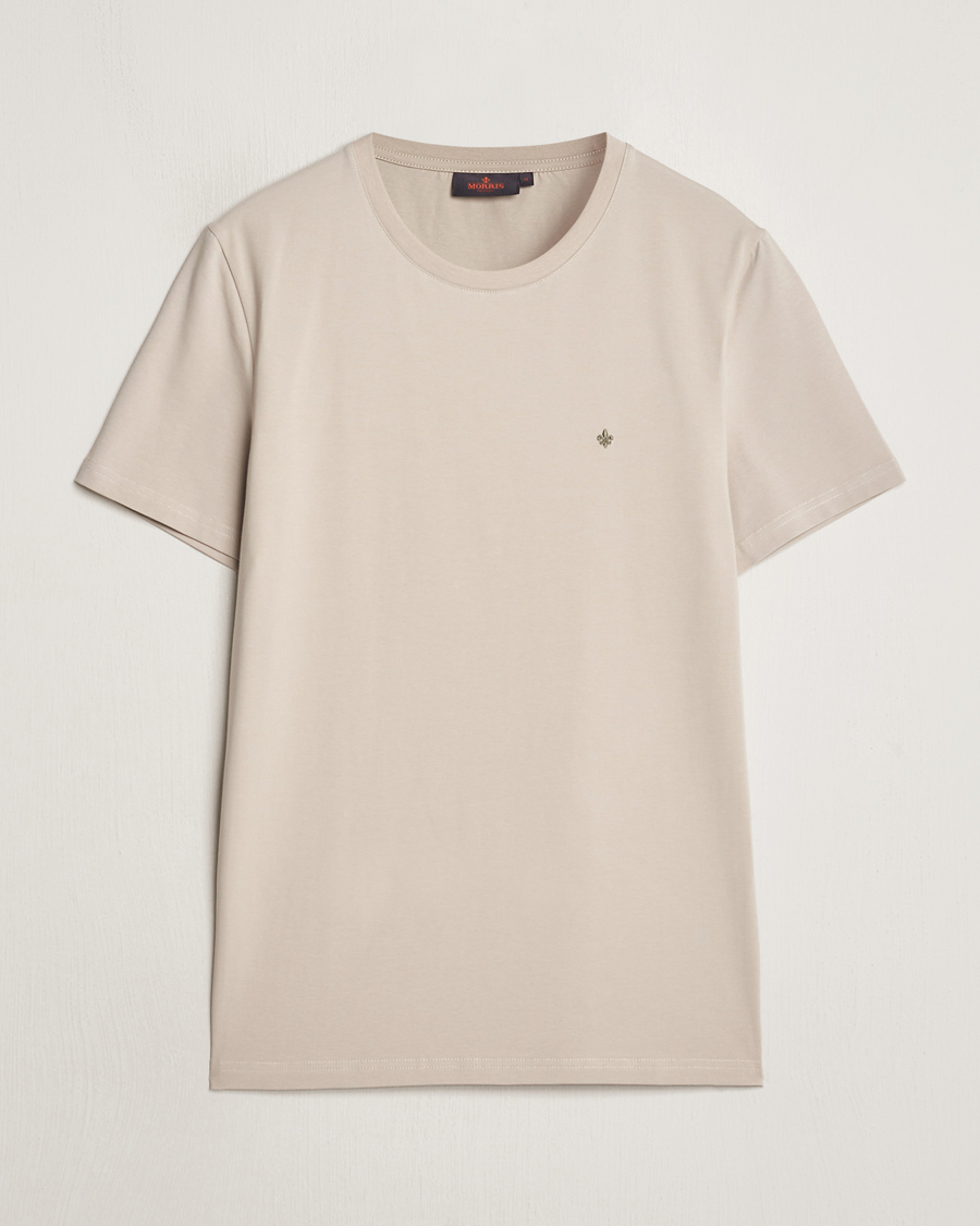 Homme | T-shirts | Morris | James Crew Neck T-Shirt Khaki