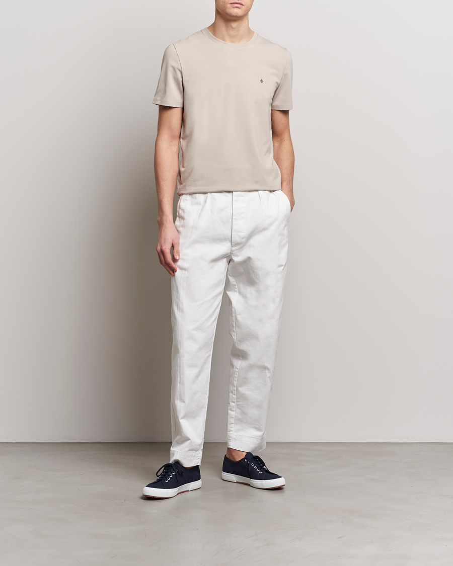 Homme | T-shirts | Morris | James Crew Neck T-Shirt Khaki