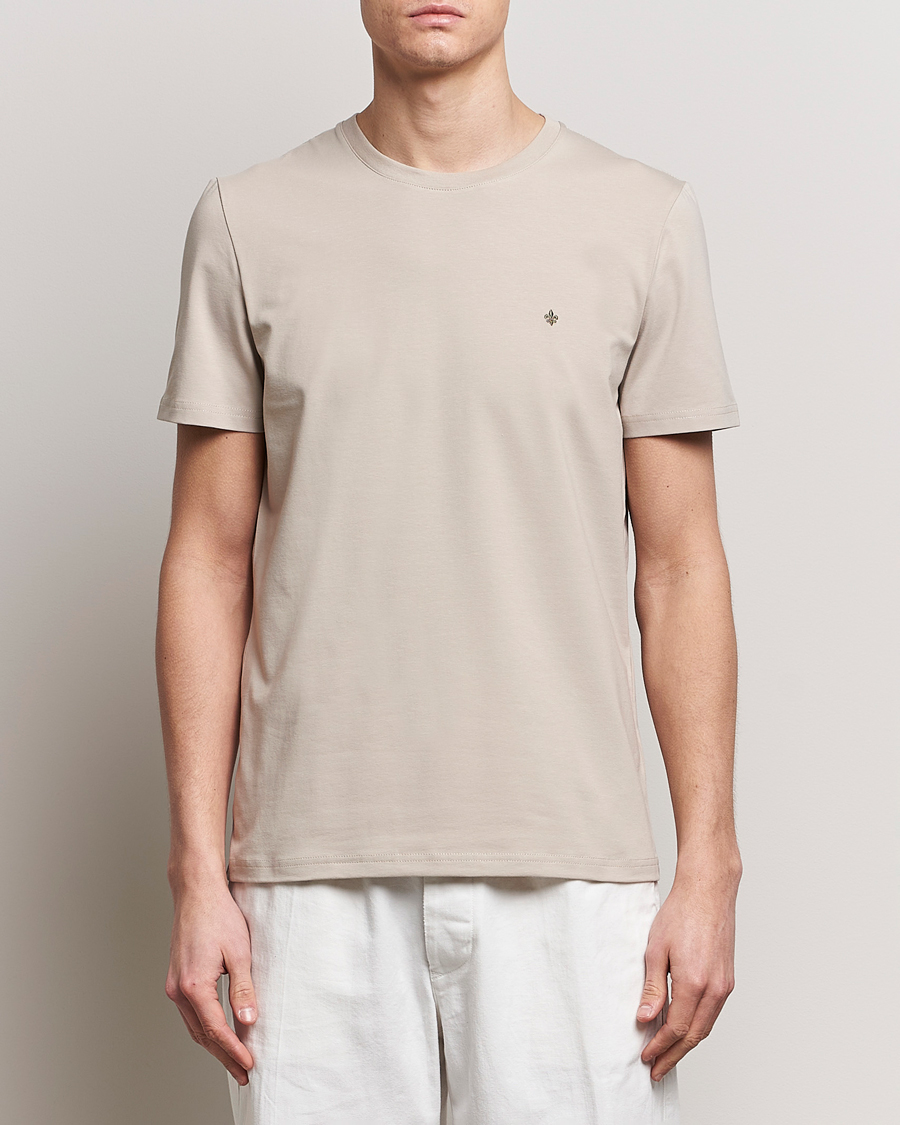 Homme |  | Morris | James Crew Neck T-Shirt Khaki