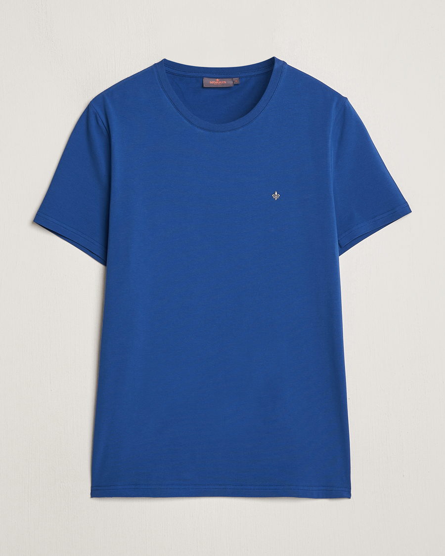 Homme | T-shirts | Morris | James Crew Neck T-Shirt Blue