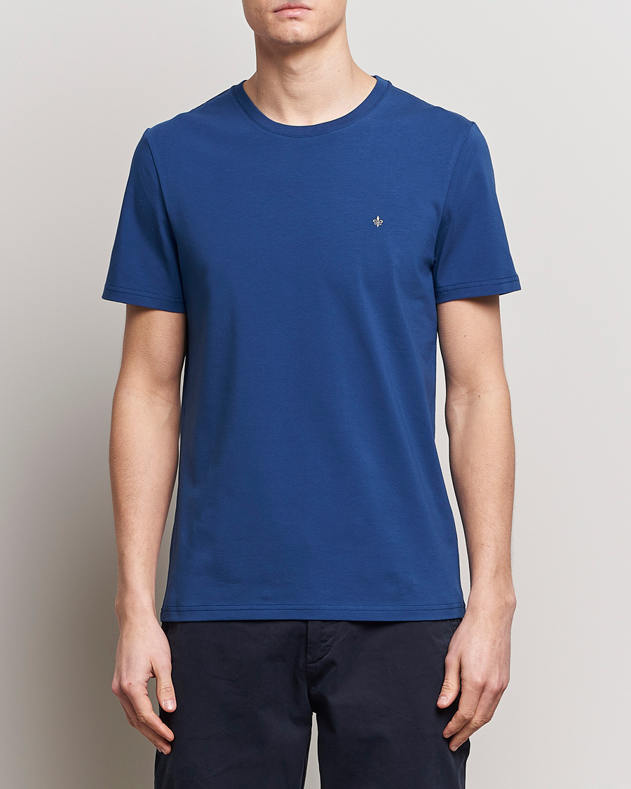 Homme | T-shirts | Morris | James Crew Neck T-Shirt Blue