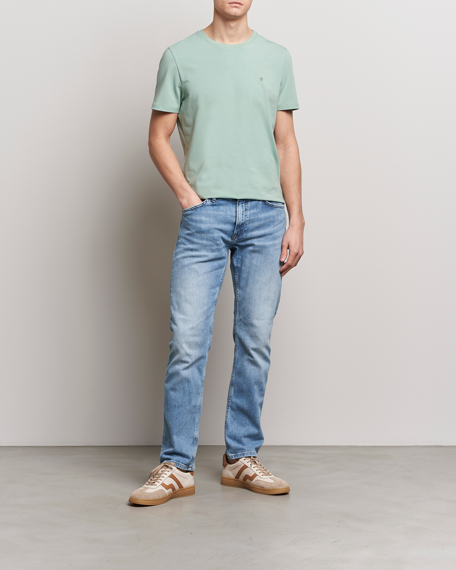 Homme | T-shirts | Morris | James Crew Neck T-Shirt Light Green