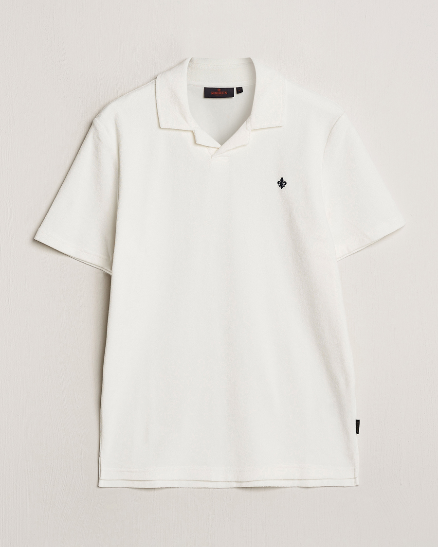 Homme | Polos | Morris | Delon Terry Jersey Polo Off White