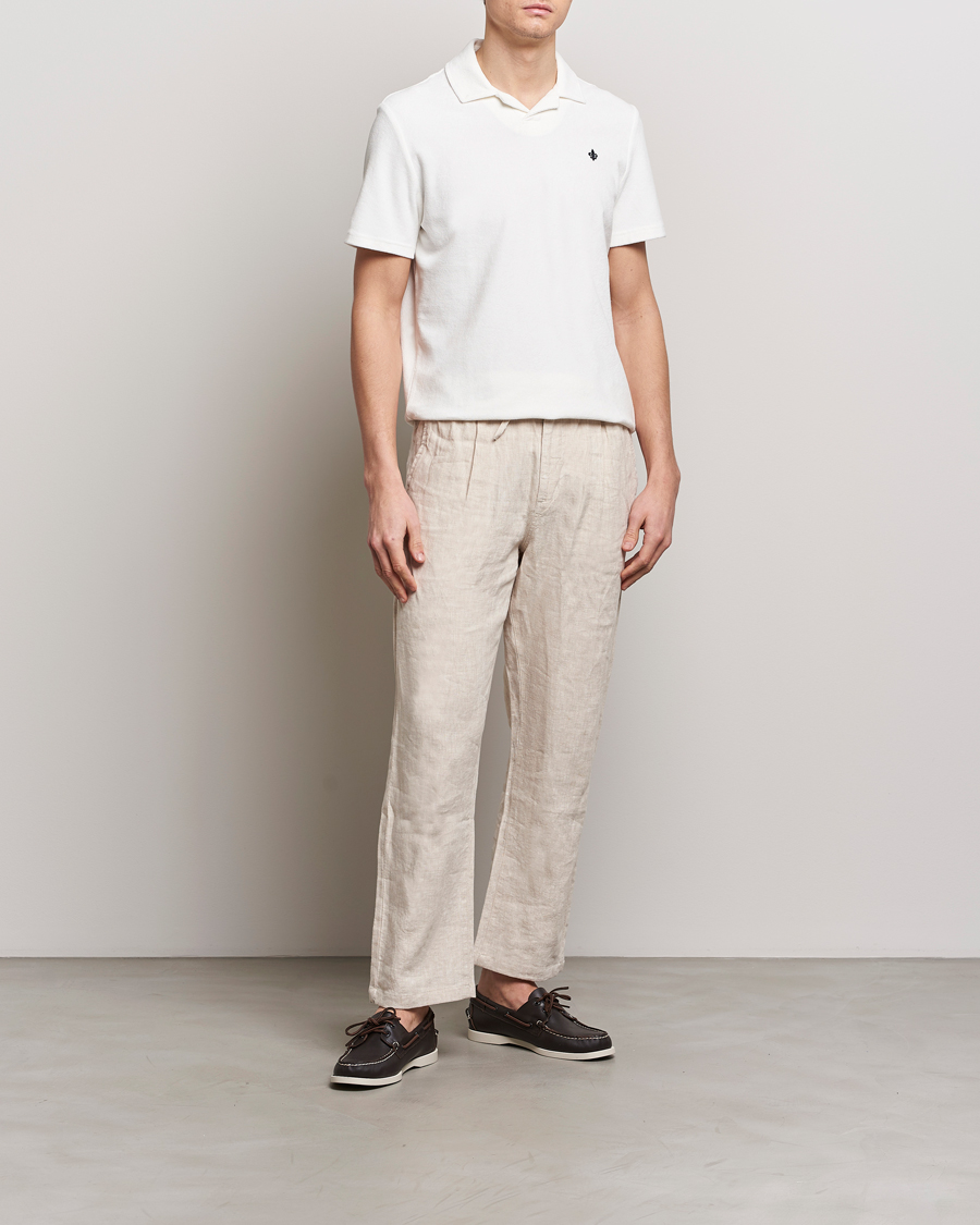 Homme | Polos | Morris | Delon Terry Jersey Polo Off White