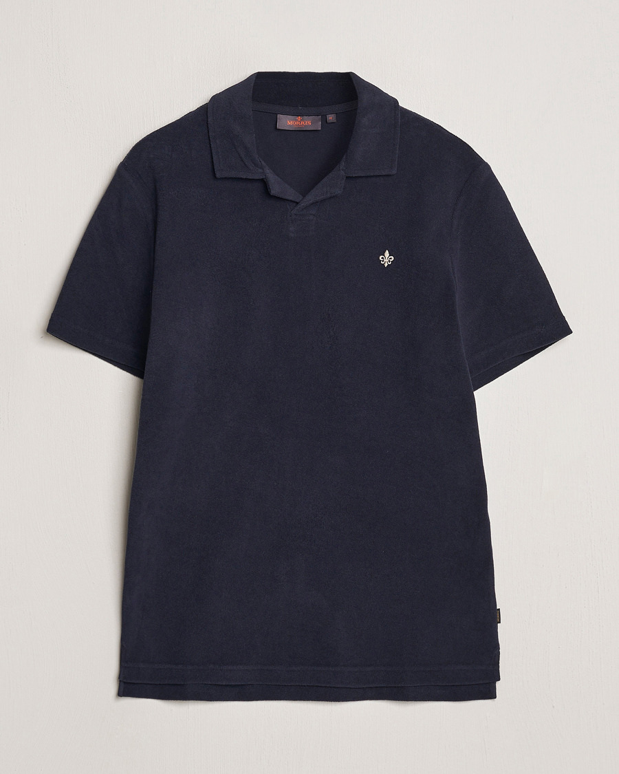 Homme | Polos | Morris | Delon Terry Jersey Polo Old Blue