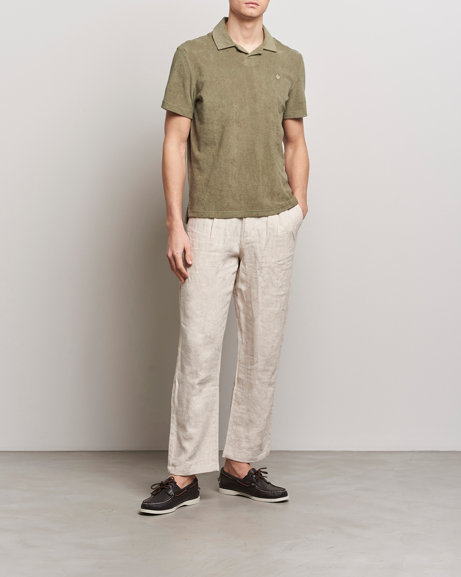 Homme | Polos | Morris | Delon Terry Jersey Polo Olive