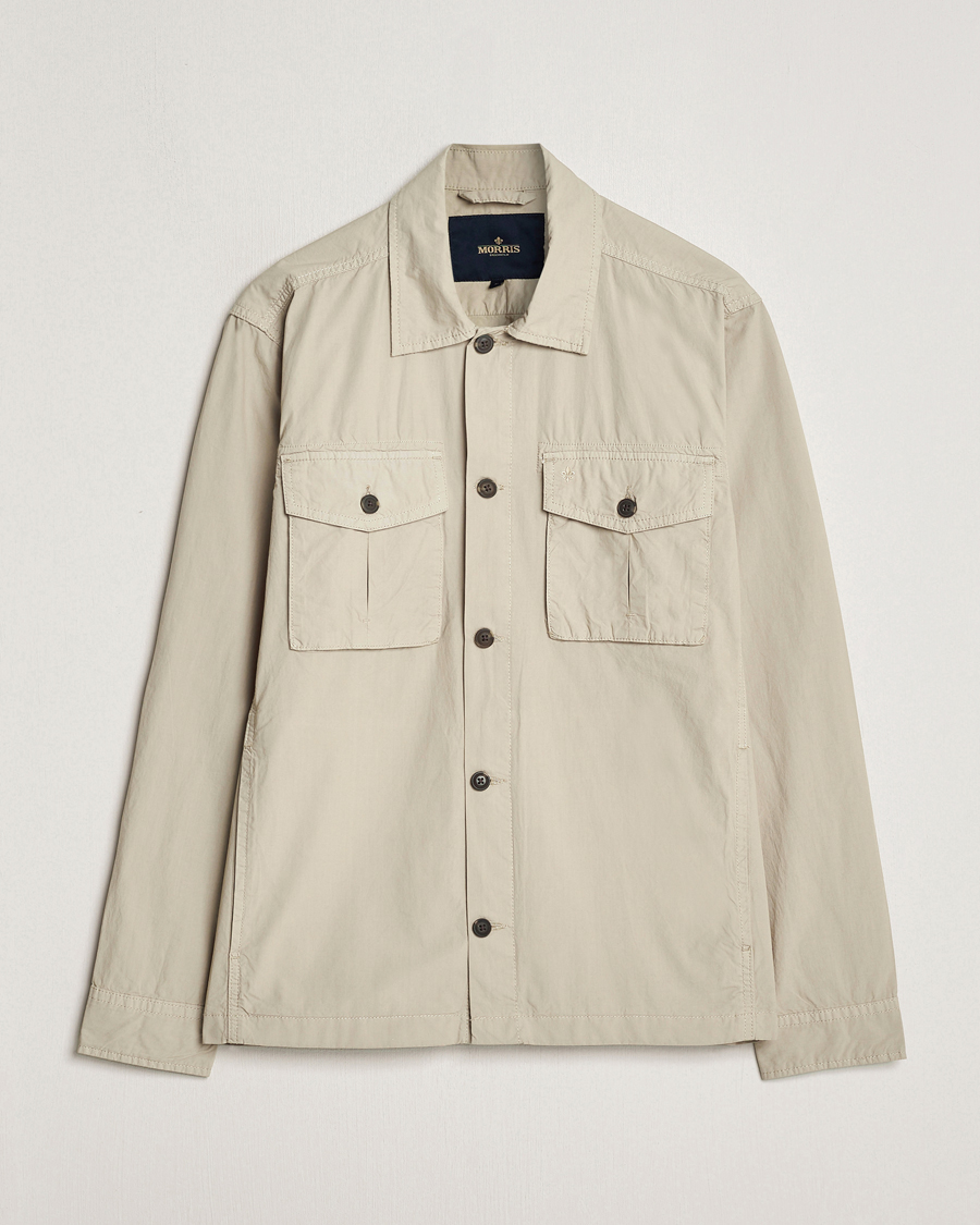 Homme | Manteaux Et Vestes | Morris | Harrison Cotton Shirt Jacket Khaki