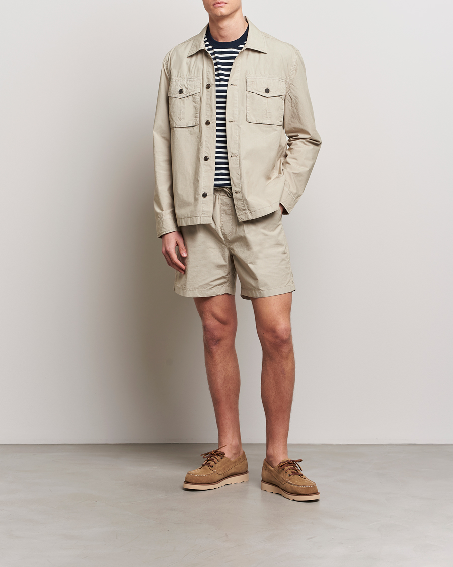 Homme | Manteaux Et Vestes | Morris | Harrison Cotton Shirt Jacket Khaki