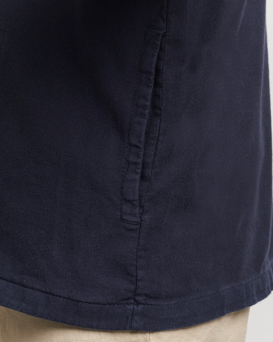 Homme | Chemises | Morris | Linen Shirt Jacket Navy