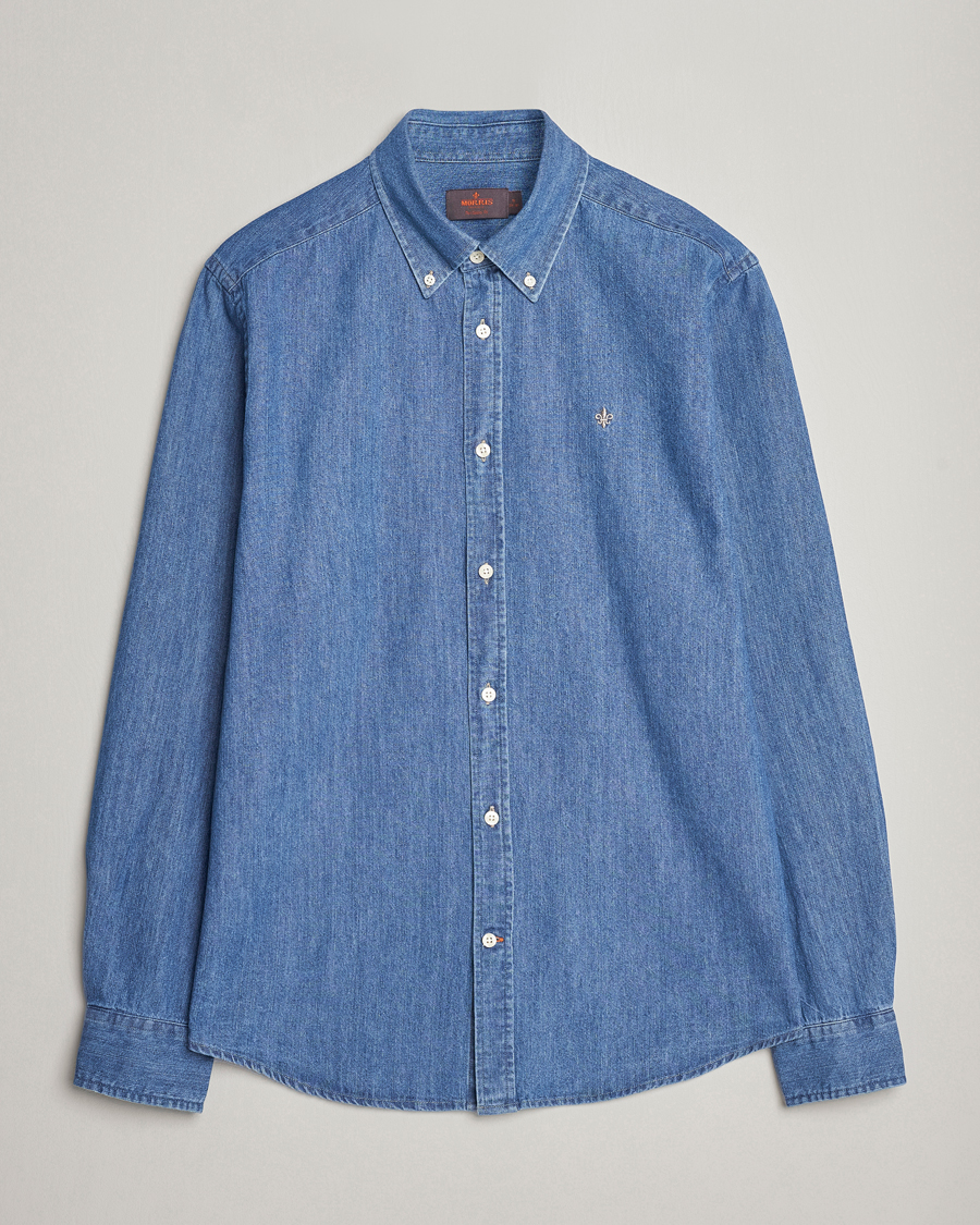 Homme | Chemises | Morris | Classic Fit Denim Shirt Blue