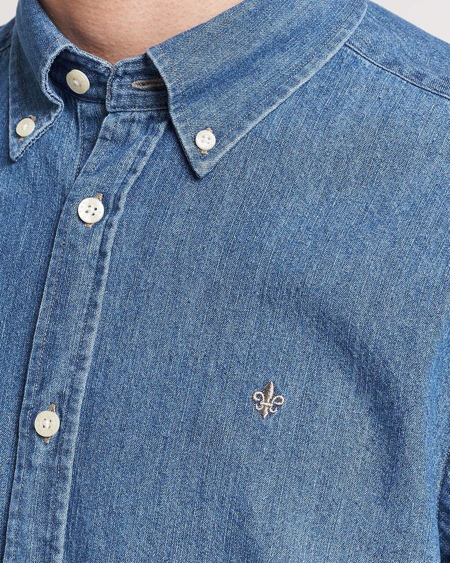 Homme | Chemises | Morris | Classic Fit Denim Shirt Blue