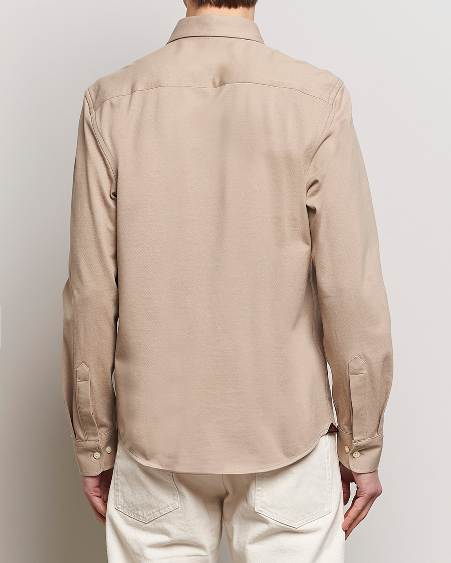 Homme | Chemises | Morris | Eddie Slim Fit Pique Shirt Khaki