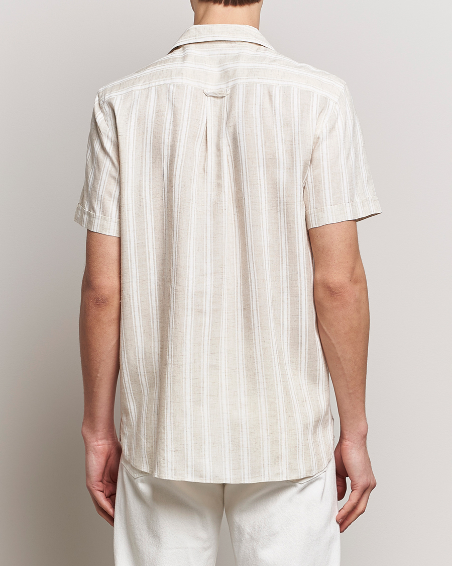 Homme | Chemises | Morris | Printed Short Sleeve Shirt Off White