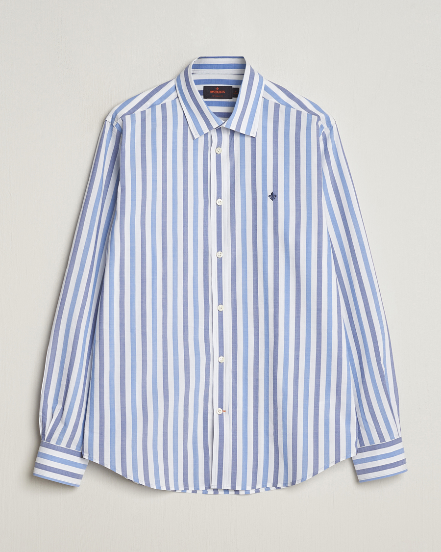 Homme | Chemises | Morris | Summer Stripe Shirt Blue