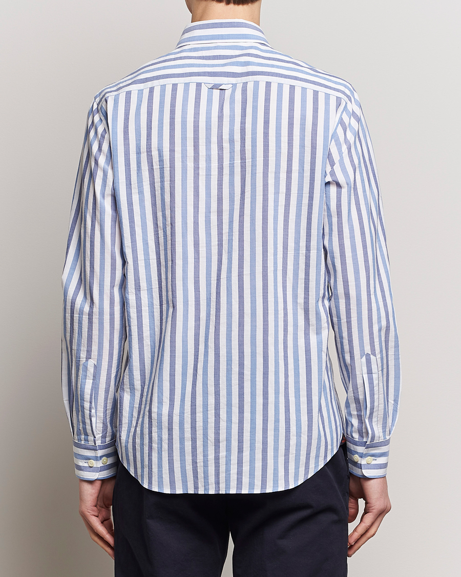 Homme | Chemises | Morris | Summer Stripe Shirt Blue