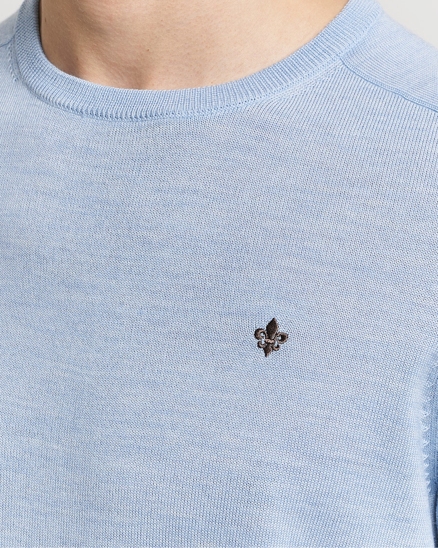 Homme | Pulls Et Tricots | Morris | Merino Crew Neck Pullover Light Blue