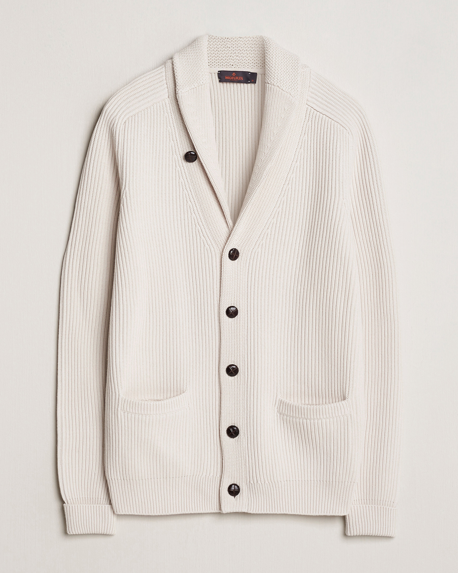 Homme | Pulls Et Tricots | Morris | Brayden Shawl Cardigan Off White