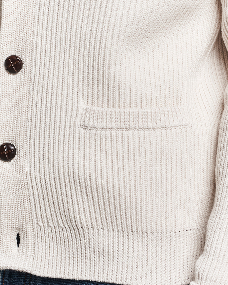 Homme | Pulls Et Tricots | Morris | Brayden Shawl Cardigan Off White