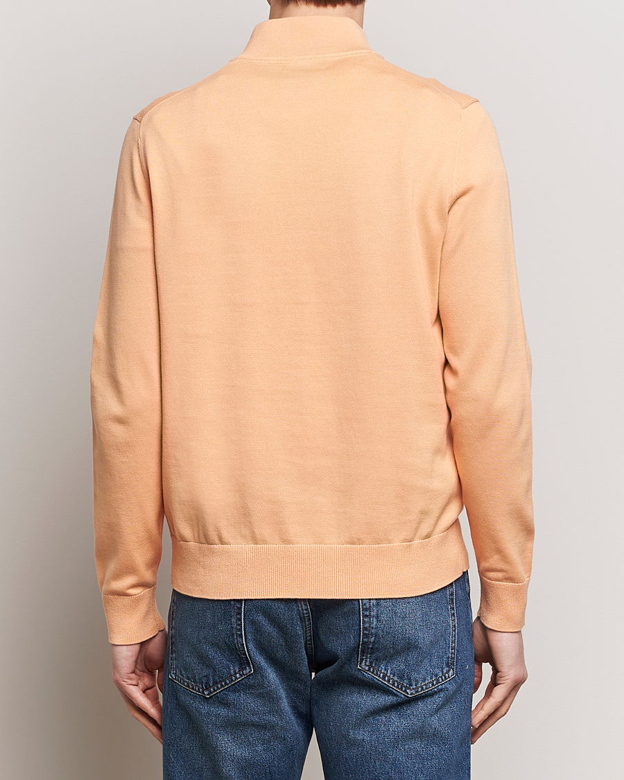 Homme | Pulls Et Tricots | Morris | Riley Cotton Half Zip Orange