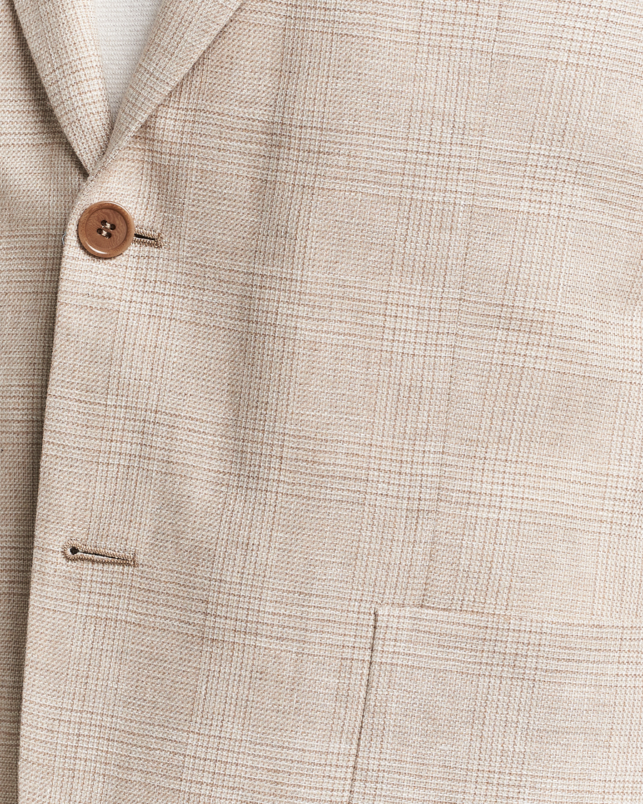 Homme | Blazers | Morris | Archie Cotton Glencheck Blazer Khaki