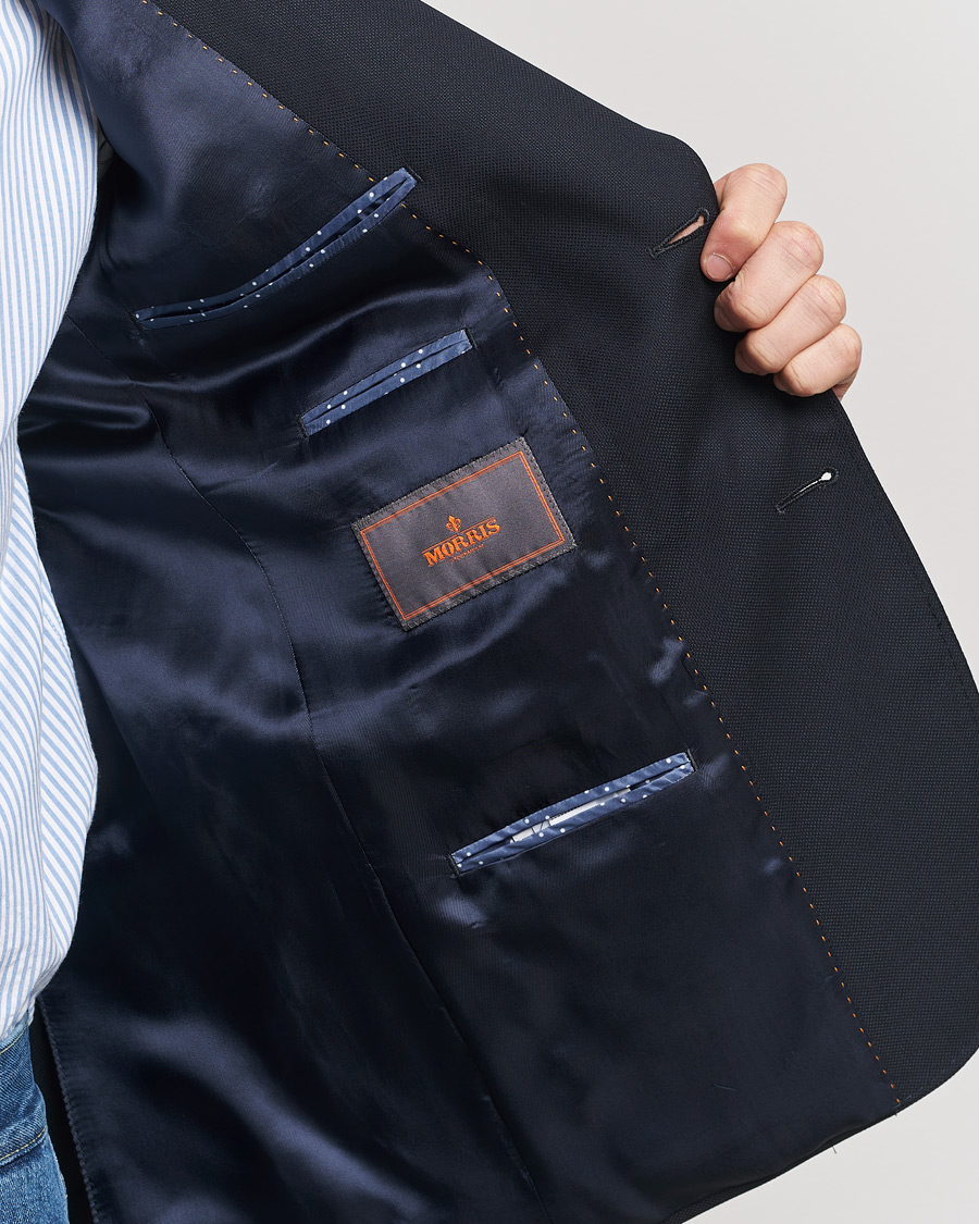 Homme | Blazers | Morris | Archie Navy Light Wool Blazer Navy