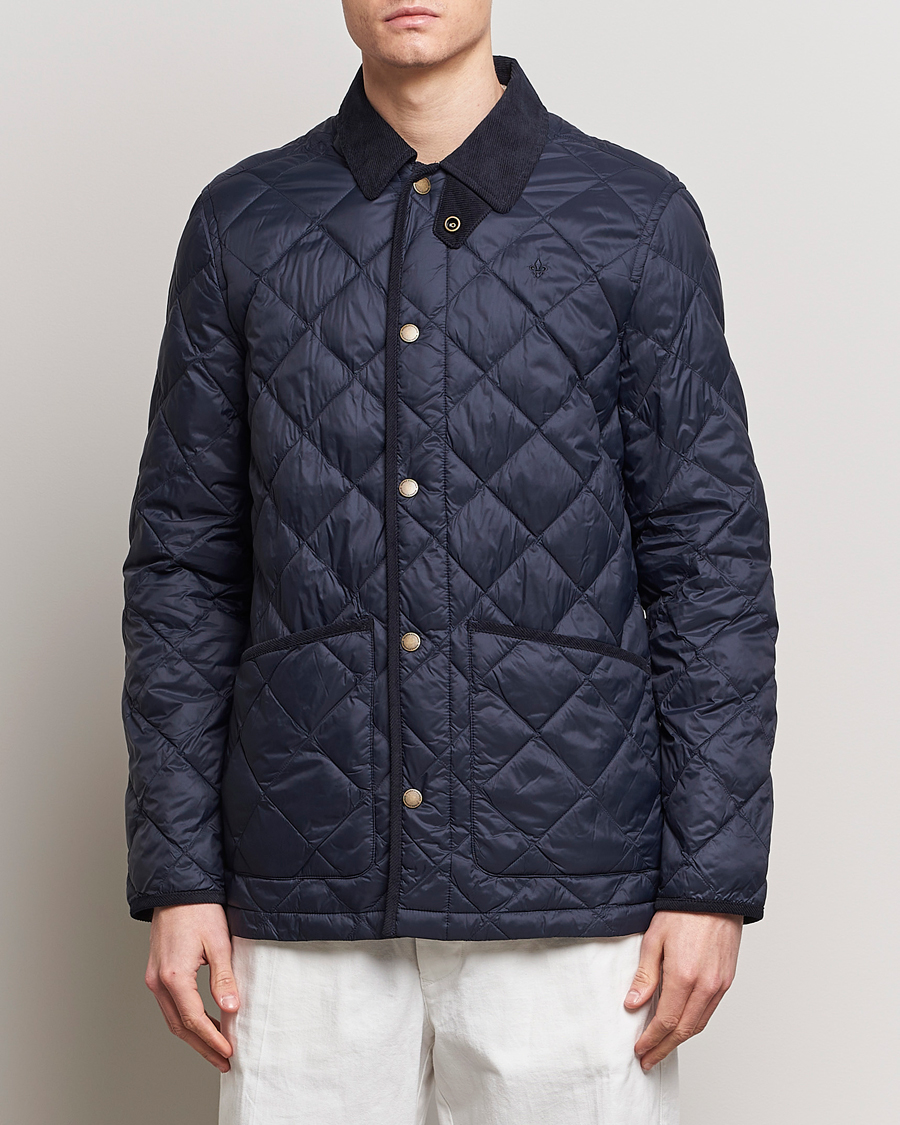 Homme | Vestes Matelassées | Morris | Winston Quilted Jacket Old Blue