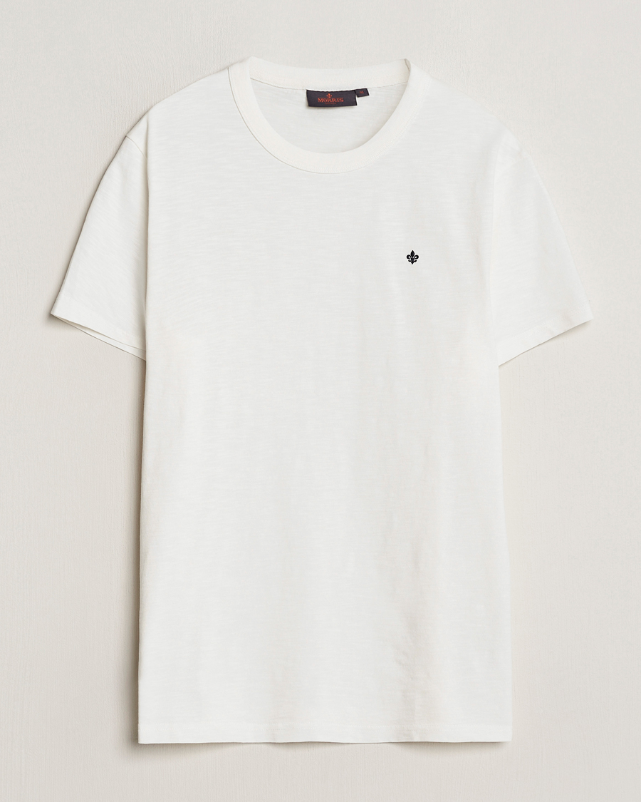Homme | T-shirts | Morris | Watson Slub Crew Neck T-Shirt Off White