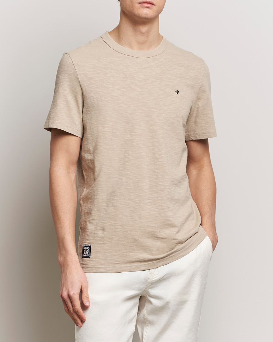 Homme | T-shirts | Morris | Watson Slub Crew Neck T-Shirt Khaki