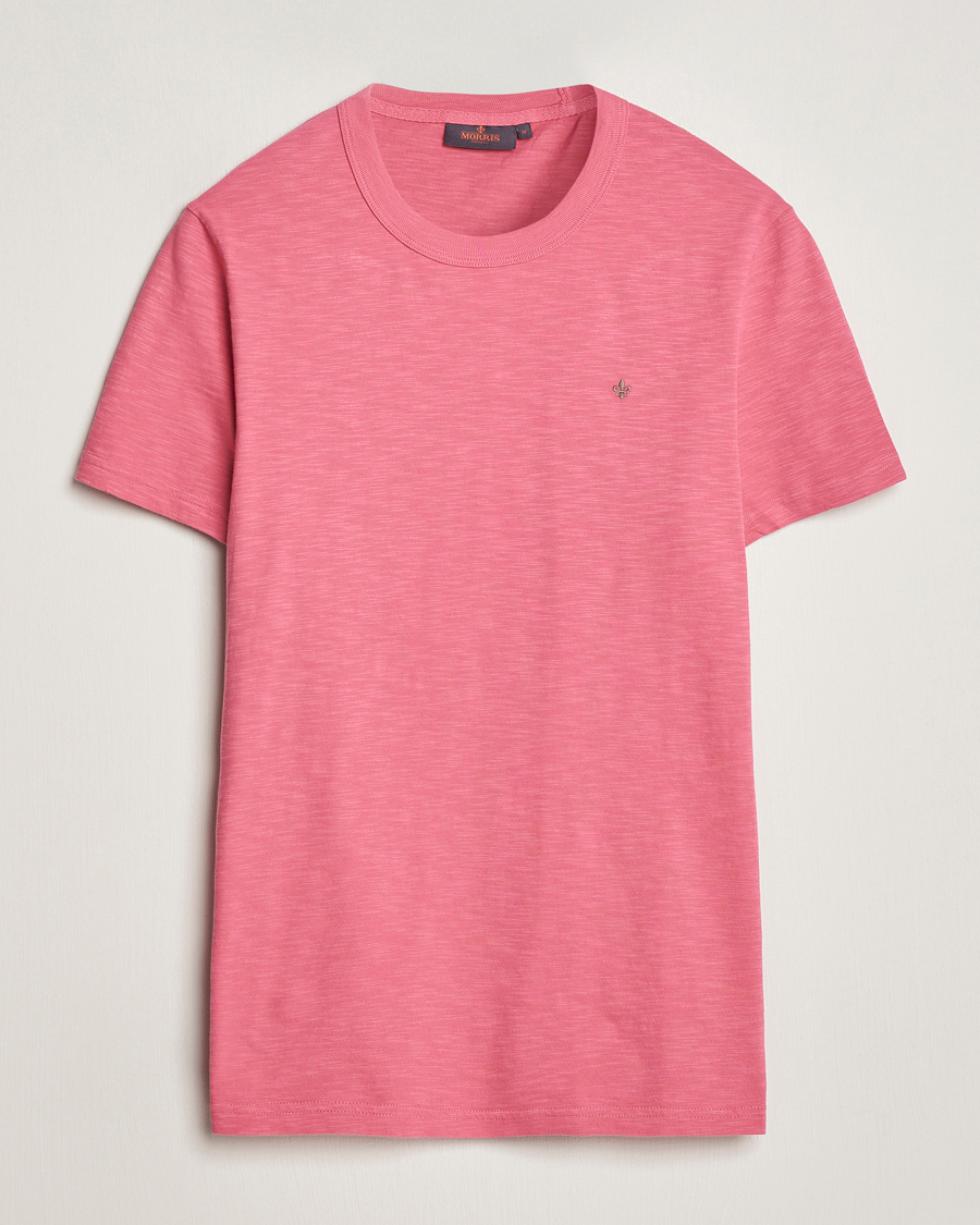 Homme | T-shirts | Morris | Watson Slub Crew Neck T-Shirt Pink