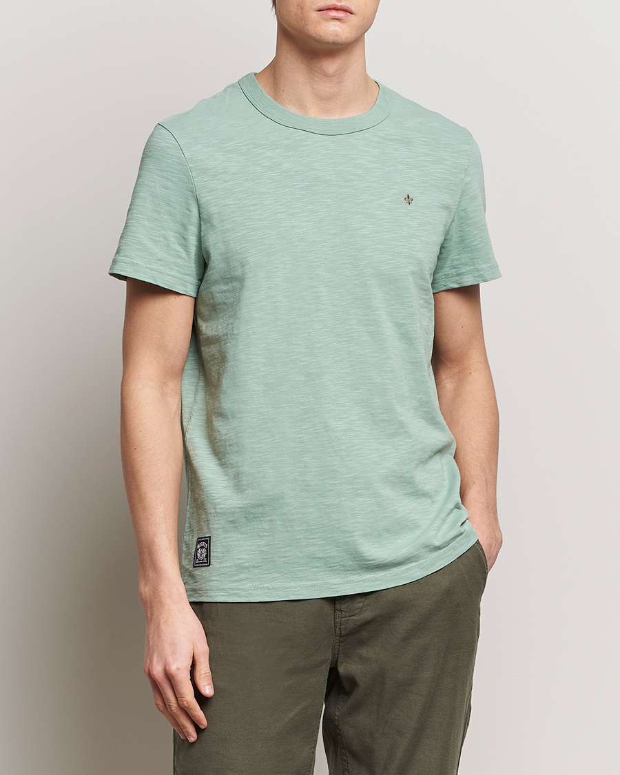 Homme | T-shirts | Morris | Watson Slub Crew Neck T-Shirt Light Green