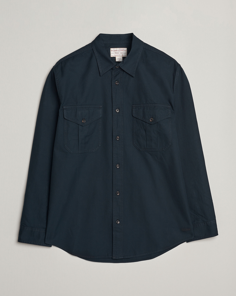 Homme | Chemises | Filson | Lightweight Alaskan Guide Shirt Midnight Navy