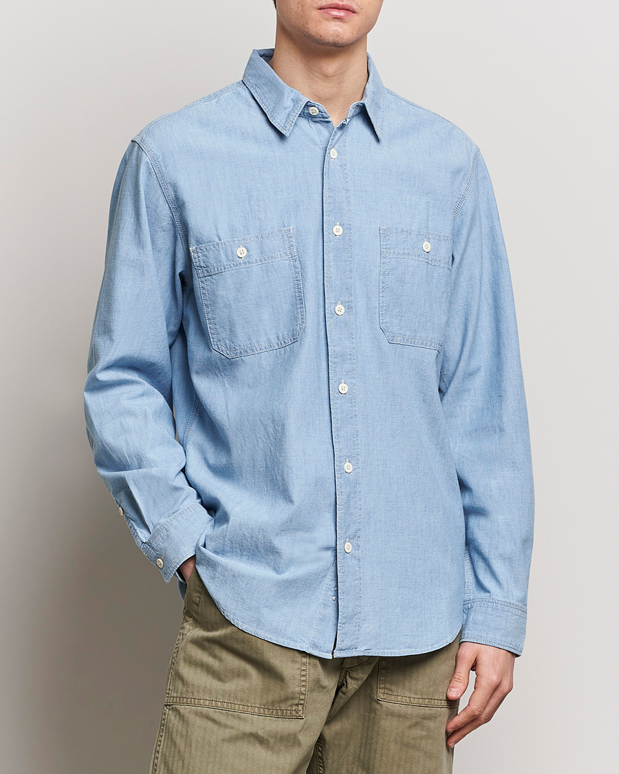 Homme | Chemises | Filson | Chambray CPO Shirt Light Indigo