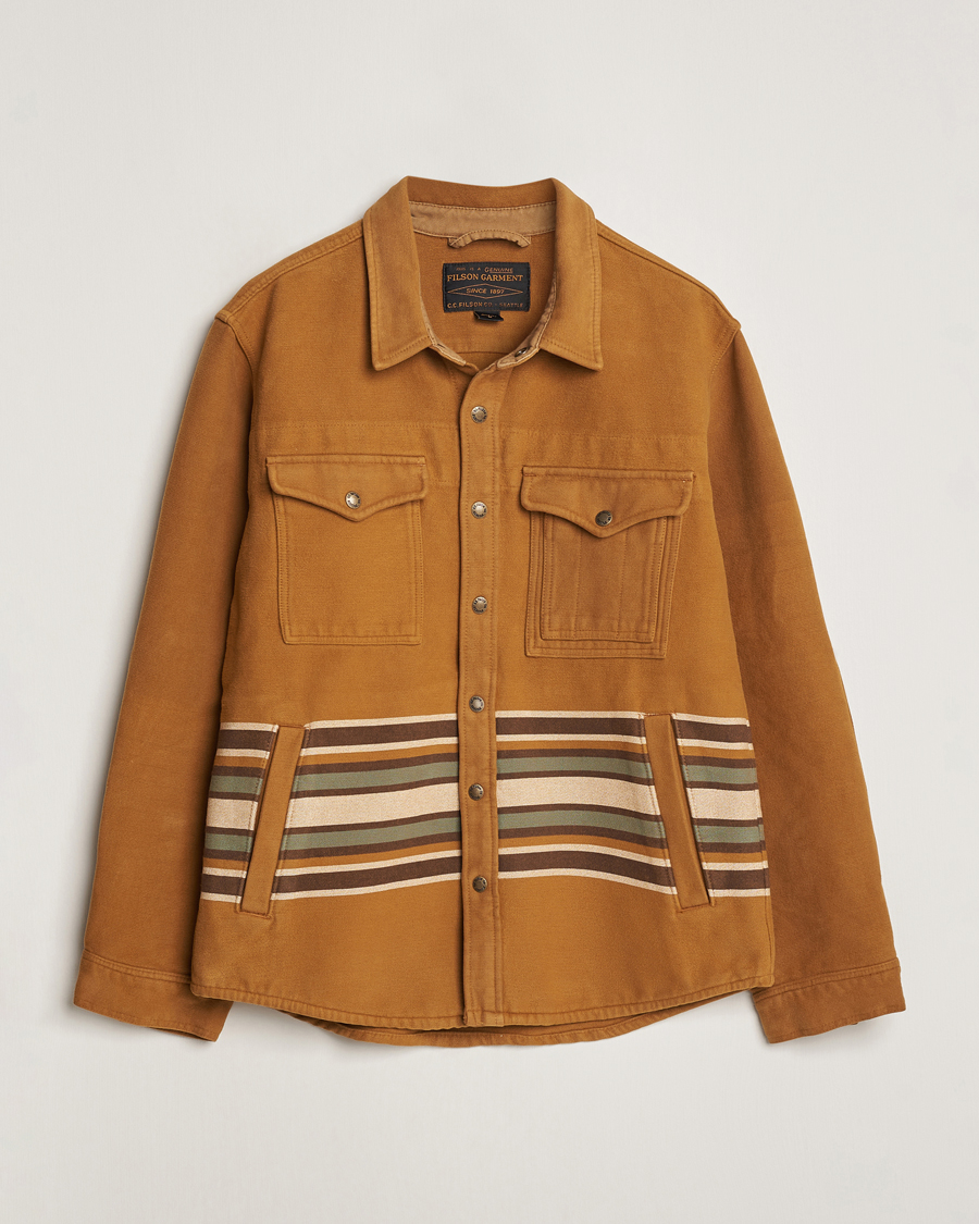 Homme | Manteaux Et Vestes | Filson | Beartooth Cotton Jac-Shirt Golden Tan